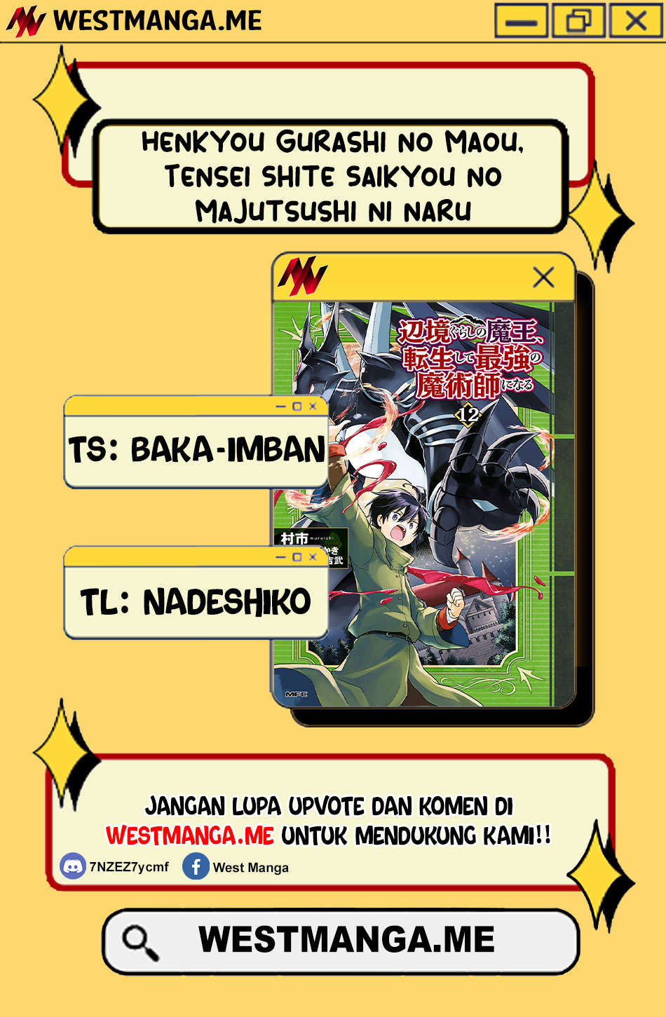 Henkyou Gurashi no Maou, Tensei shite Saikyou no Majutsushi ni naru ~Aisarenagara Nariagaru Moto Maō wa, Ningen o Shiritai~ Chapter 52 Gambar 2